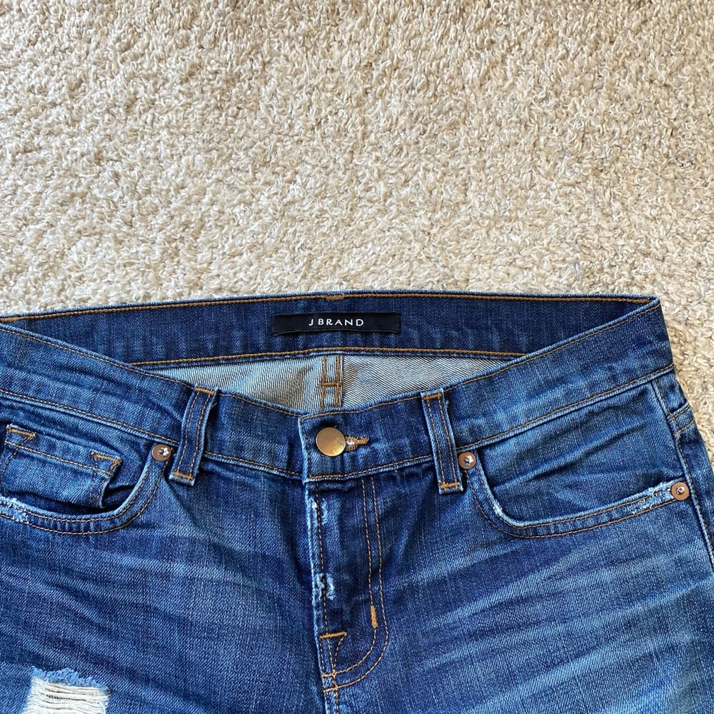 J Brand Aidan Ringer distressed denim jeans - Picture 4 of 6
